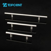 TOPCENT hot sale iron furniture cabinet T bar solid metal door handle